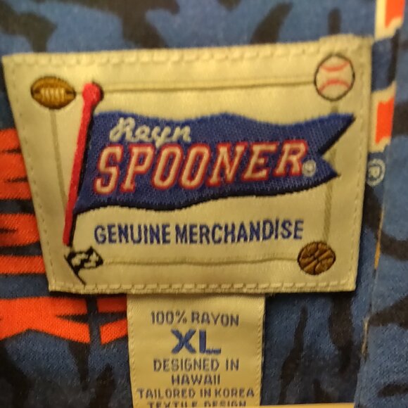 Reyn Spooner Auburn Tigers Hawaiian Button Up Shirt SIZE XL - Picture 2 of 5